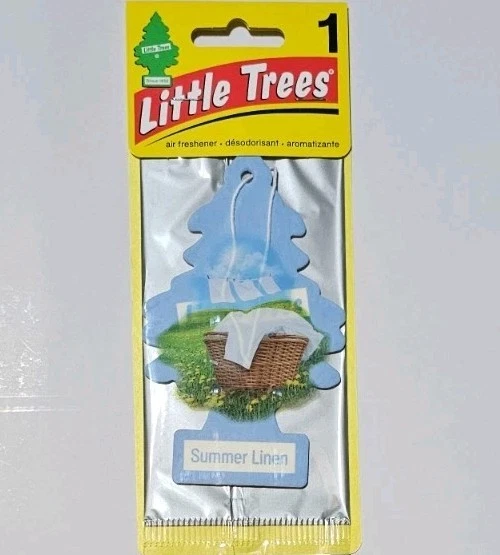 LITTLE TREES Car Air Freshener Hanging Paper Tree for Home or Car Summer 6 Pack - Image 4 of 4