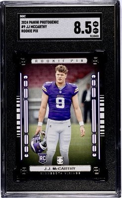 149枚限定 Panini JJ McCarthy PSA 9 RC 2024 Panini Absolute - Kaboom! Vertical J.J. McCarthy #9 (RC