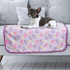 Manta De C lida Y Suave Mediano Para Mascotas Color P rpura 53 x 76 cm