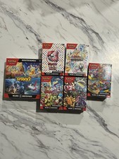 Pokemon Booster Bundle Lot of 6. Surging, 151, Prismatic, Scarlet , Prismatic