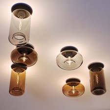 s.luce Cruet Wandlampe Deckenleuchte Up & Low Glaslampe Glasleuchte Wandleuchte