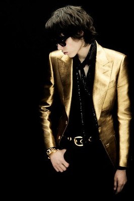 52IT- Tom Ford SHIMMER DYLLAN EVENING JACKET Gold - BNWT