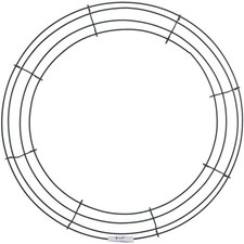 Panacea Wire Wreath Frame-16" - 36005