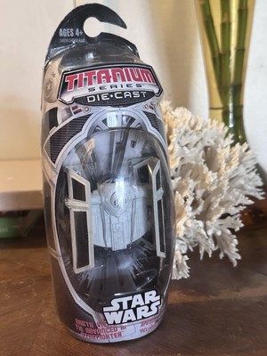 Star Wars Titanium Series Darth Vader's Tie Advanced X1 Starfighter NIP