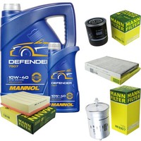 Mann Inspektionspaket 6L Mannol Defender 10W-40 FüR Skoda Superb I 2.8 V6