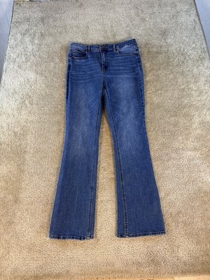 OAT New York Jeans Womens Size 10/30 High Rise Slim Bootcut Stretch Denim F445