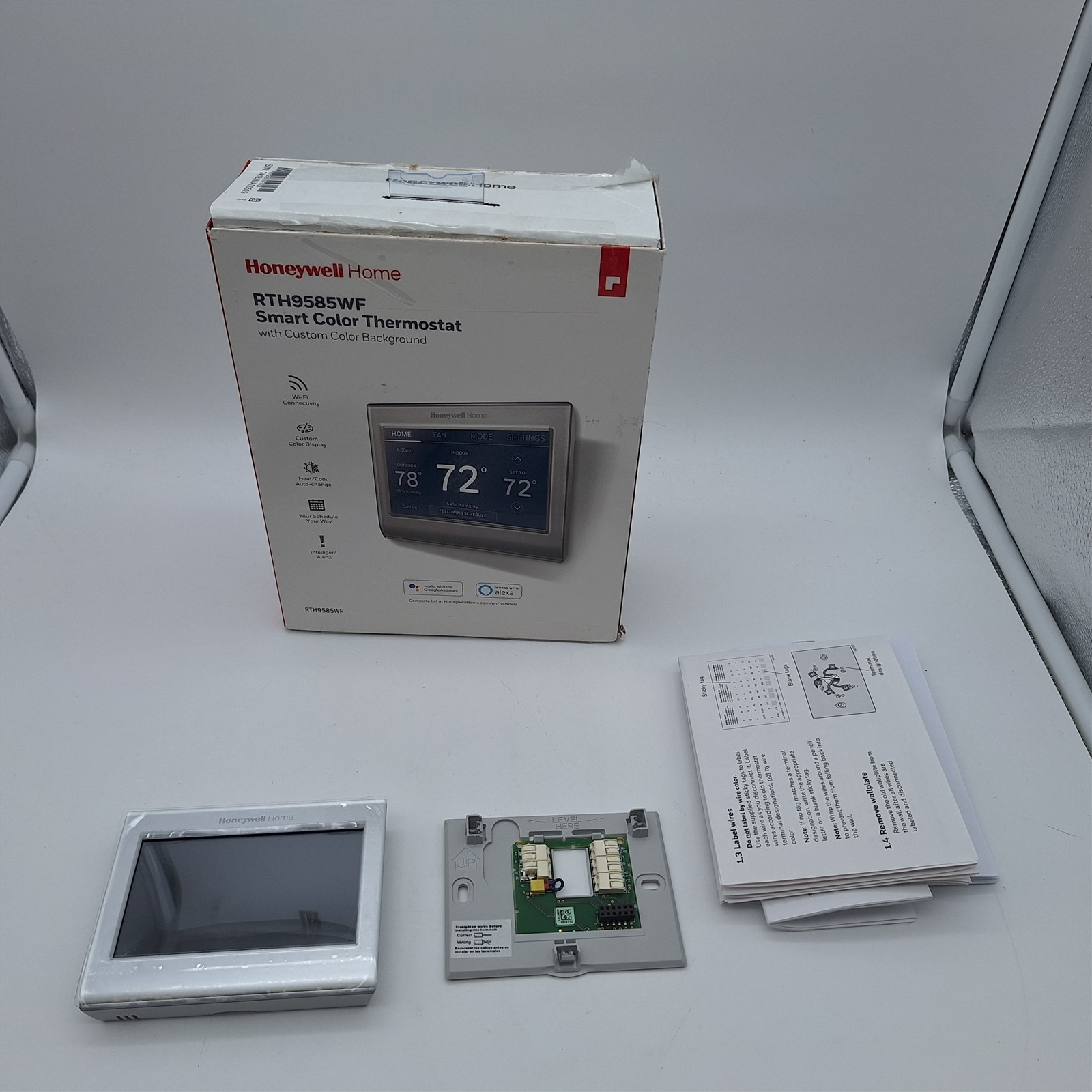 Honeywell Home RTH9585WF1004 Wi-Fi Smart Thermostat, Program