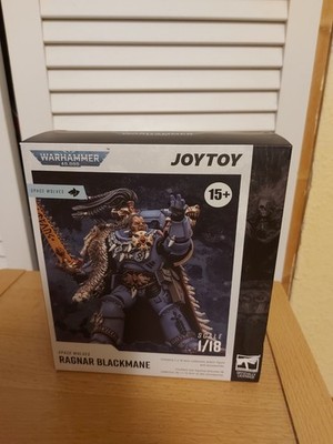 Joytoy Warhammer 40k Space Wolves Ragnar Blackmane 1/18 OVP
