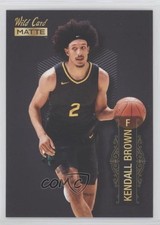 2022-23 Wild Card Matte Draft Black Kendall Brown #MB-46 Rookie RC 00gy. rookie card picture