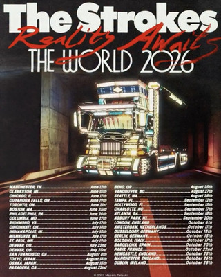 The Strokes 2026 World Tour, North America Poster | eBay
