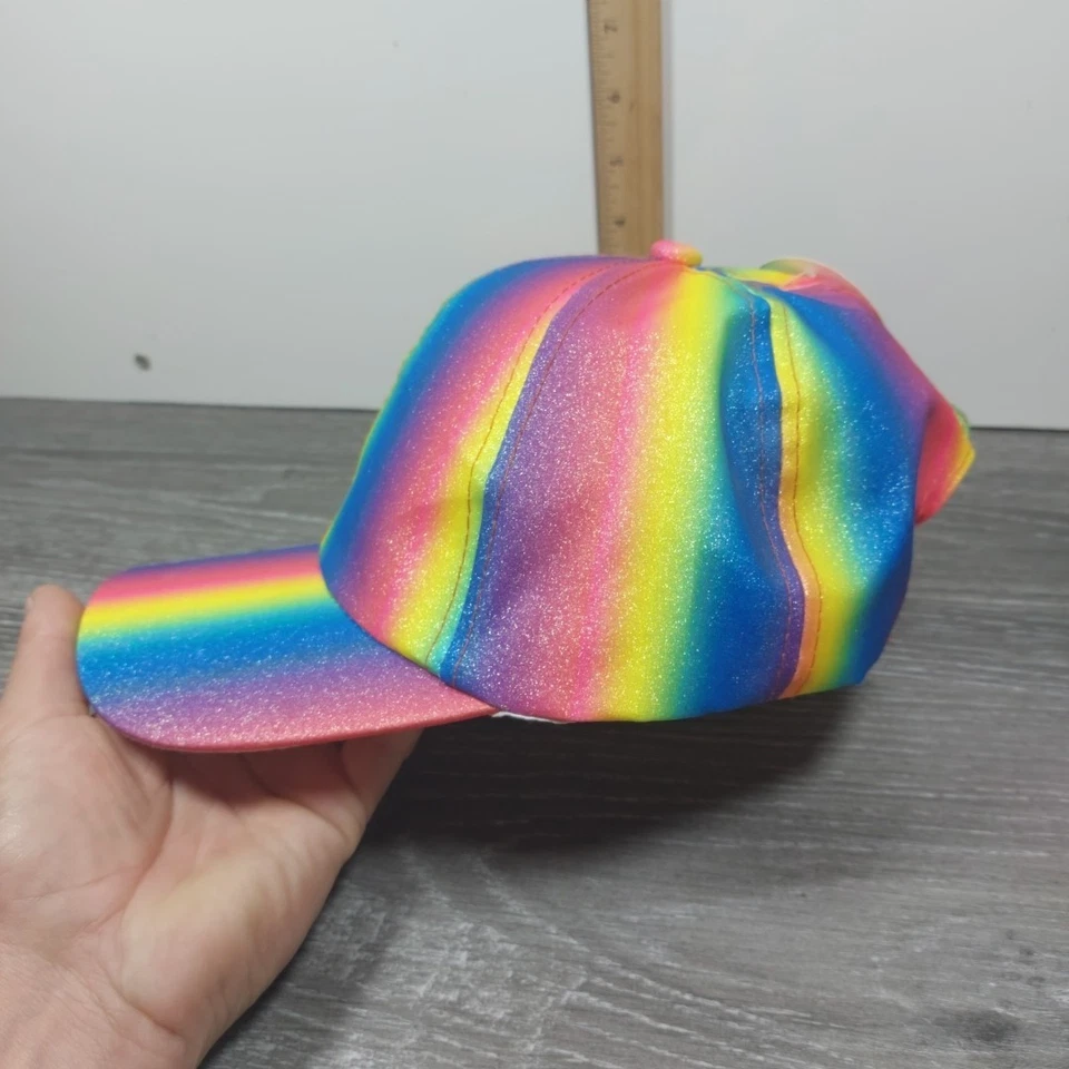 Regreso al Futuro 2 Marty McFly Gorra Arco Iris Brillo Sombrero Nuevo con Etiquetas Foto 4 de 4