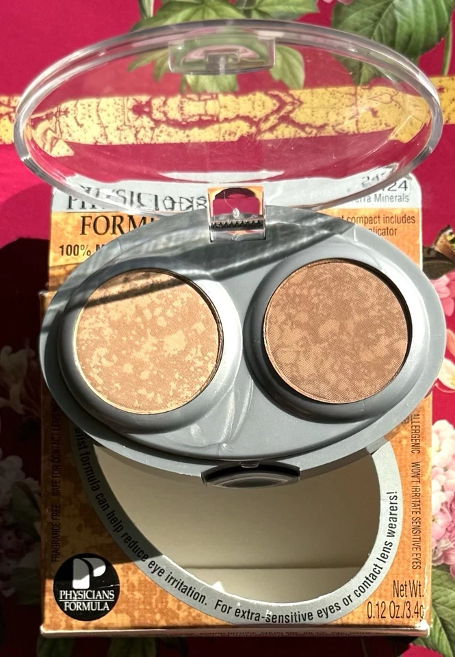 Physicians Formula 100% Matte Mineral Formula Dou Eye Shadow Terra Minerals 3,4g - Bild 2 von 4