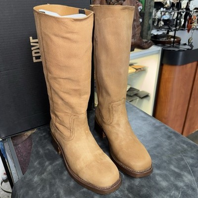 Frye Company Women s Boots -  Campus 14L  Light Brown - 8.5B BNWOB