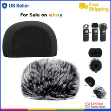 Microphone Windscreen Foam Fur Cover Compatible with Zoom H5 H6 Recorder