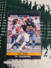1990 Pro Set Gill Byrd/ Blank Error Card