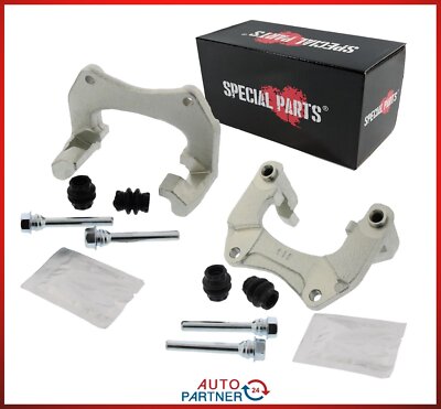 2x Bremssattelhalter HA für VW Golf 1 / 2 / 3 Polo Umbau Bremse Audi W8 BDA510