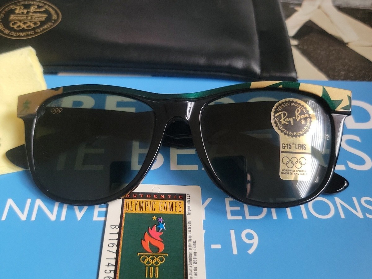 Ray Ban Wayfarer Sport W2144 Bausch & Lomb Atlanta 1996 Vintage