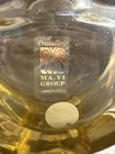 Vintage Cristallerie MA.V1 Group Perfume Bottle Yellow Tint With Stopper Italy — photo 5