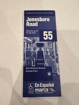 Marta Buslinie 55 Karte - Jonesboro Straßenfahrplan