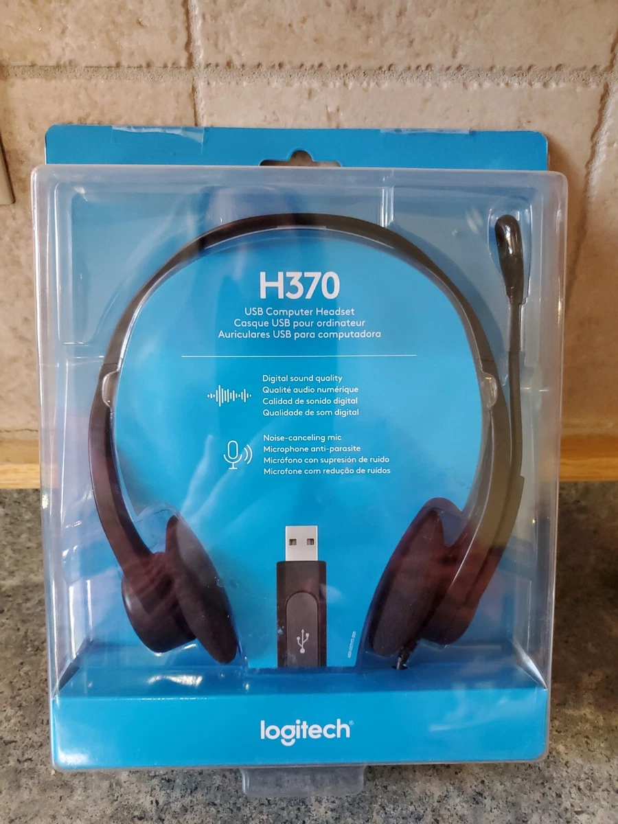 Logitech h370 usb computer headset sales