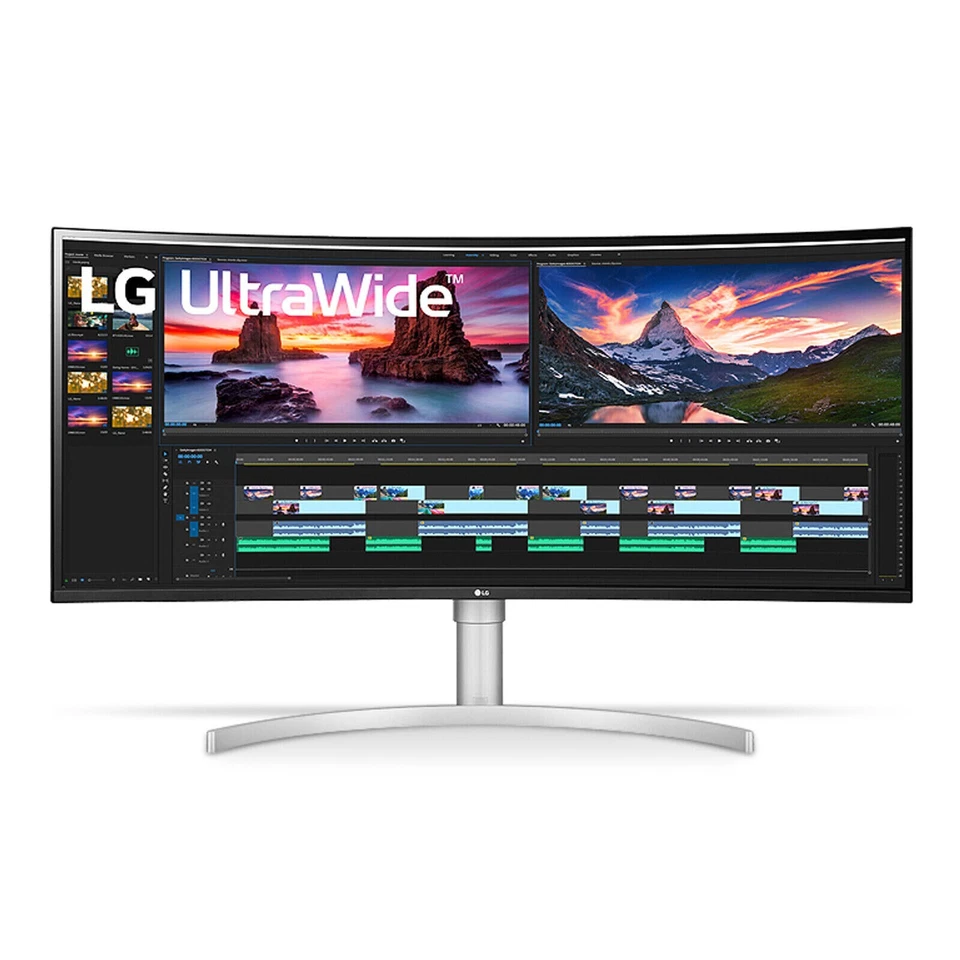 LG 38WN95C UltraWide 38" Monitor WQHD+ 3840 x 1600 IPS Curved 144Hz 1ms - Image 2 of 4