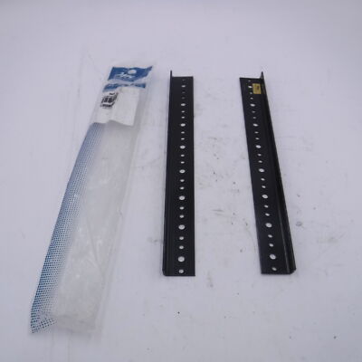 Pair Middle Atlantic Products RRF8 Rack Rail 14'' Black