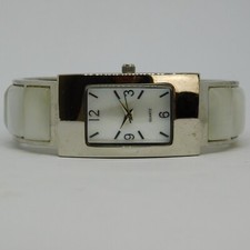 Cuff Bracelet Three-Hand Quartz Analog Women's Watch Sz. 6" New Battery