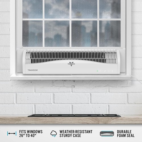 Vornado TRANSOM 4 Speed Window Air Circulator Fan with Remote Control White 43765015681 eBay