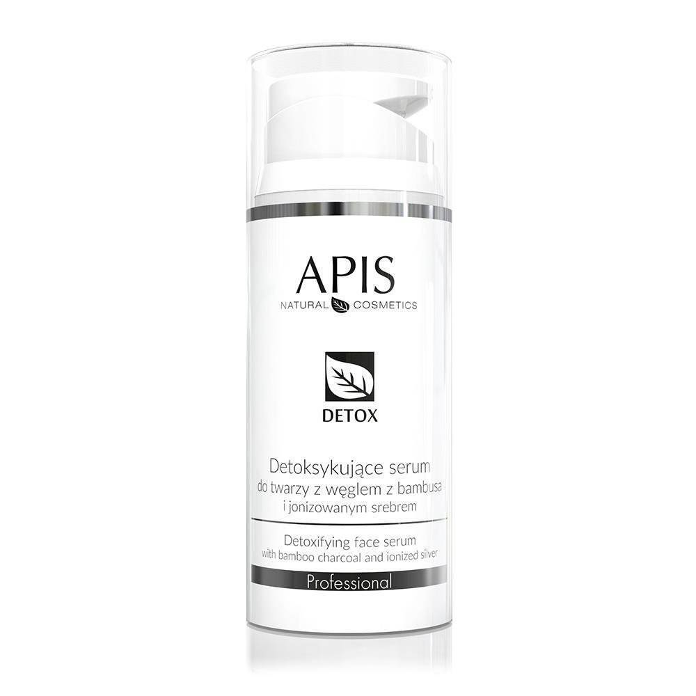 Apis Professional Detoxifying Face Serum with Carbon Bamboo Ionized Silver 100ml - Image 3
