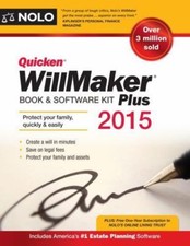 Quicken WillMaker Plus 2015 Edition: Book  Software Kit by Editors of Nolo