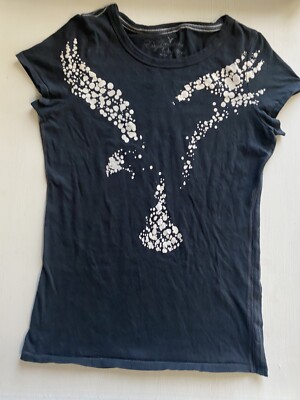 American Eagle Outfitter Short Sleeve Medium T Shirt Sim Junior Women Eagle  Logo