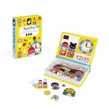 JANOD MAGNETI' BOOK LEARN TO TELL THE TIME BRAND NEW IN BOX 3-8 YEARS PIECES