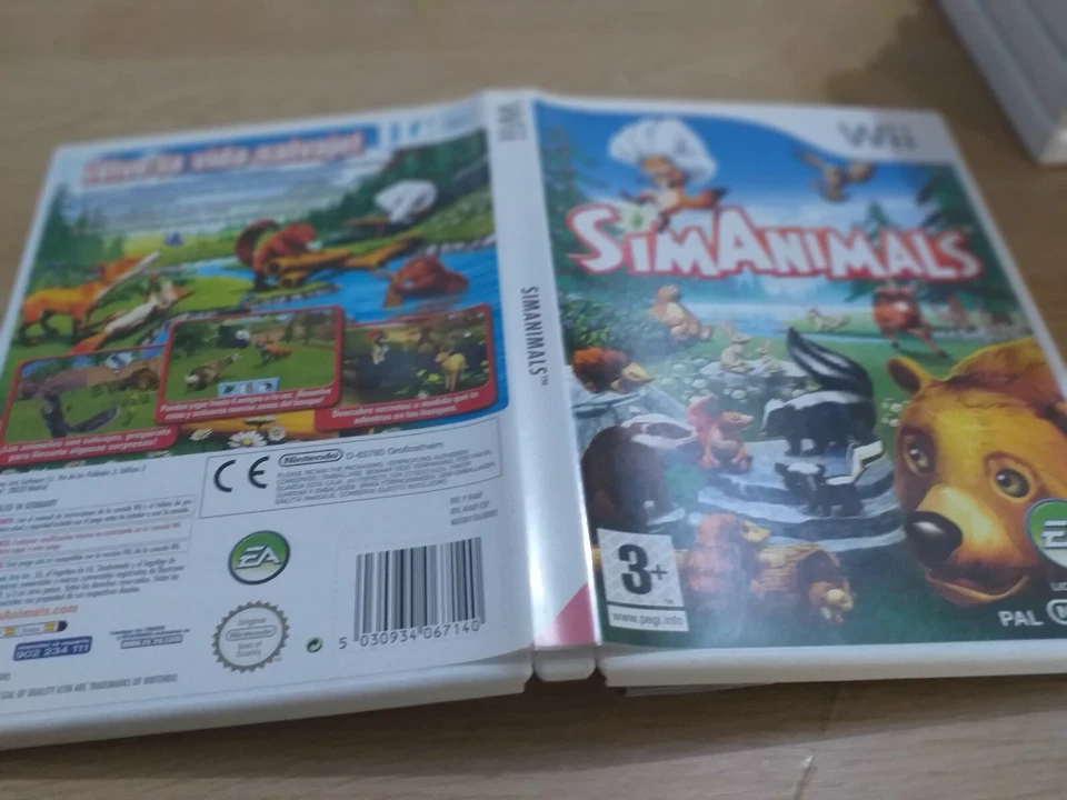 SIMANIMALS RVL-R4AP-ESP DE EA GAMES PARA LA NINTENDO Wii USADO EN BUEN ESTADO, foto 4 de 5