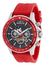 Orologio Crono Invicta Disney Uomo 48mm Topolino Edizione Limitata Rosso 39040