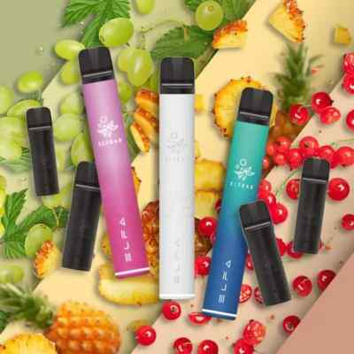Elfbar 600 ELFA by Elf bar 2x 20 mg/ml Nikotin Mehrweg E-Zigarette Vape 600 Züge