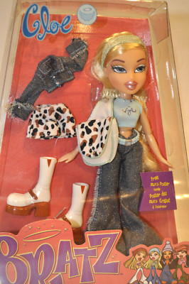 Coole Bratz Cloe V1 Modepuppe - 1st Ever Bratz Release - 2 Outfits - 2001 MGA - ExCon 