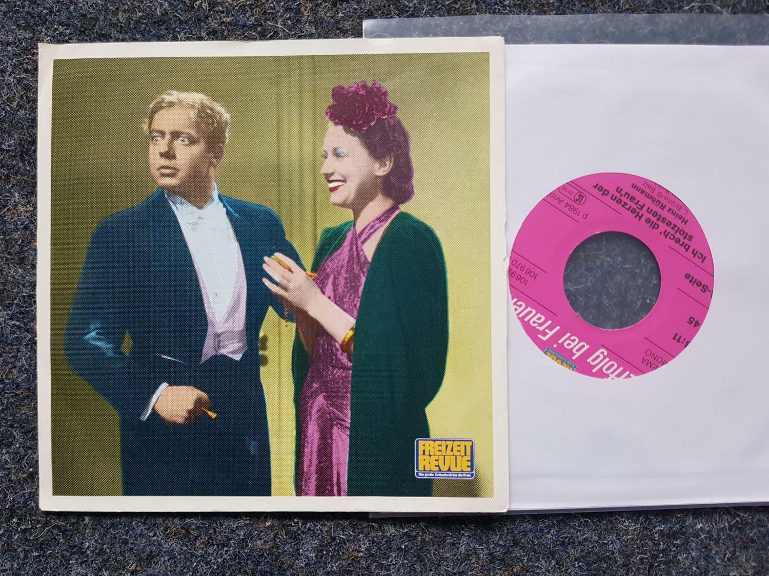 7"" Single Vinyl Heinz Rühmann - Ich brech' die Herzen der stolzesten Frau'n