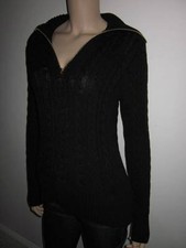 Ralph Lauren Black Half 1/2 Zip Sweater NWT