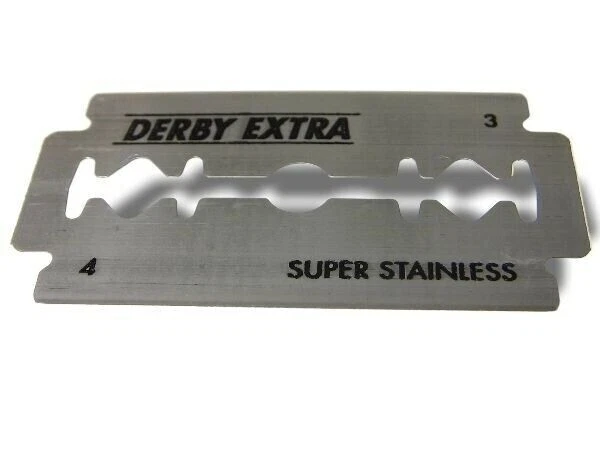 Derby Shavette Straight Razor Blade Three 5 packs =30 blades 4.2 cm Safety Short - Image 2 of 2