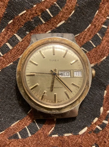 VTG 70’s Timex Automatic Day Date Wristwatch Watch Repair