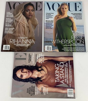 Vogue Magazine 3 Issues Diva Lot Rihanna Kim Kardashian Reese Witherspoon Ebay