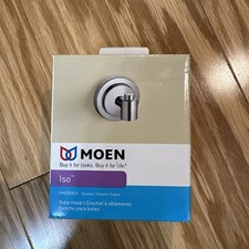 Moen Iso Chrome Robe/ Towel Hook DN0703CH NEW