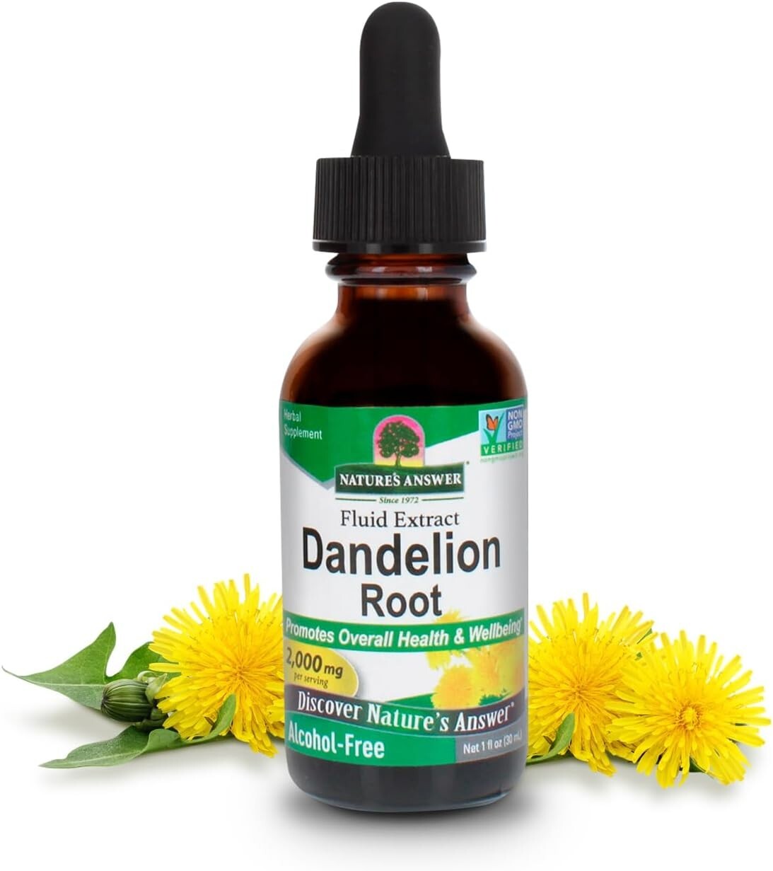 NATURE'S ANSWER, DANDELION ROOT Immunsystems 30ml SUPER PREIS