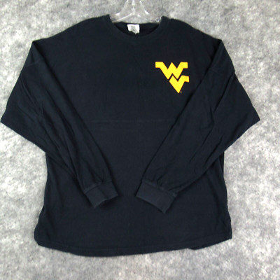 West Virginia Mountaineers Sweatshirt Mens Small NCAA Football Cotton Pressbox