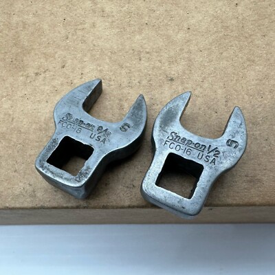 Snap-On USA 13 pc 3/8 Dr 6-Pt FRHM Flare Nut Crowfoot Wrench Set