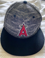 Losangeles Angels Hat Cap New Era Adult Gray Mens Tweed pattern
