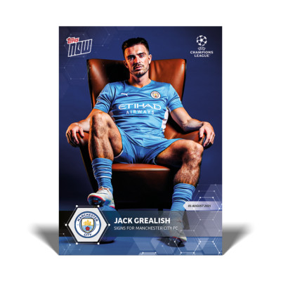 Grealish 2023-24 Topps UEFA Club Competition Grealish Player Worn