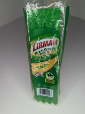 Libman Dish Scrub Refills 2 Pack No Scratch Scrubber Made In USA #00049