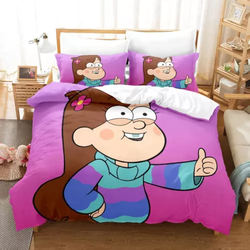 Holiday Gift Bedding Set Gravity Falls Quilt Duvet Cover Single Double King W1 - Picture 3 of 33