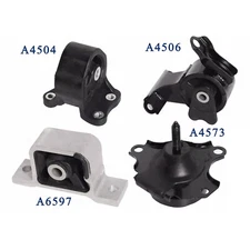 4pcs Engine Motor & Transmission Mount for 2003-2006 Honda Element l4 2.4L AUTO